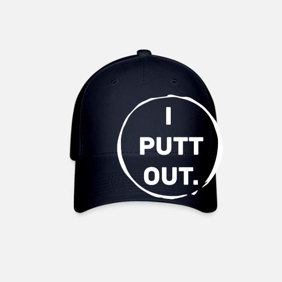 Funny Golf Hat - i putt out' Baseball 